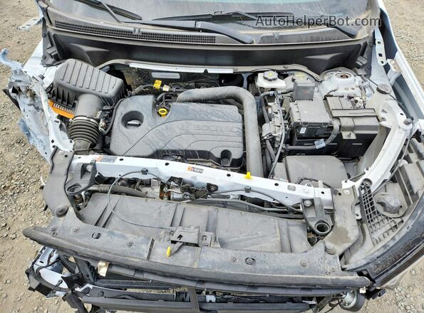 3GKALMEG5RL400889 2024 GMC TERRAIN White Vista del compartimento del motor