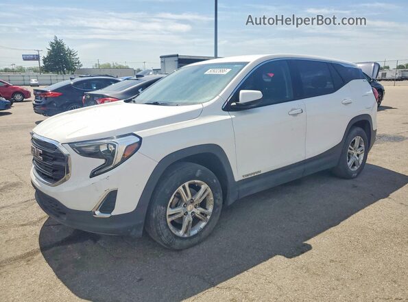 3GKALMEV1JL311310 2018 GMC TERRAIN Белый Передняя левая четверть