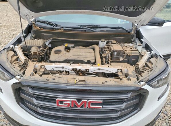 3GKALMEV7LL310813 2020 GMC TERRAIN White Вид підкапотного простору