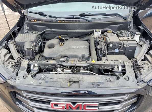3GKALMEV7LL342189 2020 GMC TERRAIN Black Vista del compartimento del motor
