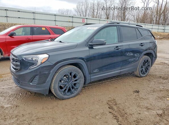 3GKALMEV7LL342189 2020 GMC TERRAIN Black Vista tres cuartos delantera izquierda