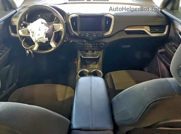 3GKALMEV8KL112420 2019 GMC TERRAIN Белый Вид панели приборов