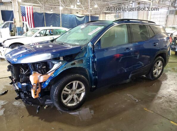 3GKALMEV8LL240268 2020 GMC TERRAIN Blue Front left