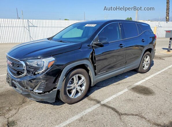 3GKALMEV9LL305581 2020 GMC TERRAIN Черный Передняя левая четверть