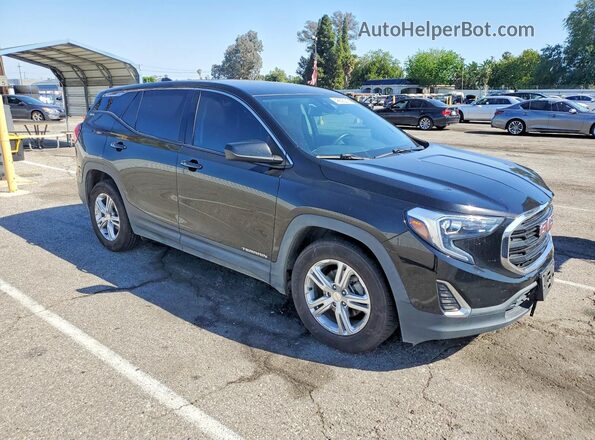3GKALMEV9LL305581 2020 GMC TERRAIN Черный Передняя правая четверть