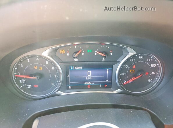 3GKALMEV9LL305581 2020 GMC TERRAIN Черный Вид щитка приборов