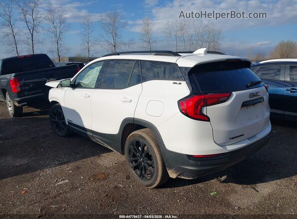 3GKALMEVXML308264 2021 GMC TERRAIN Белый Задняя левая четверть