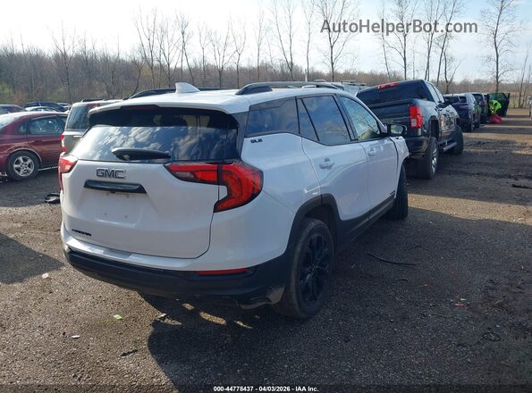 3GKALMEVXML308264 2021 GMC TERRAIN Белый Задняя правая четверть