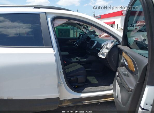 3GKALMEVXML360087 2021 GMC TERRAIN Белый Вид салона спереди
