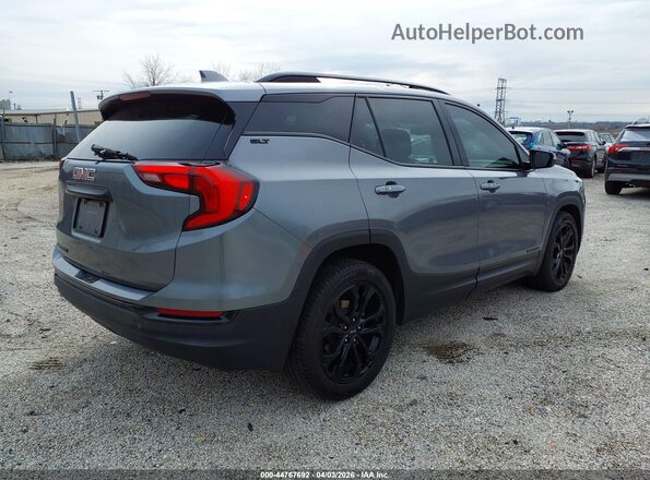3GKALPEV0ML348600 2021 GMC TERRAIN Gray Tył prawy