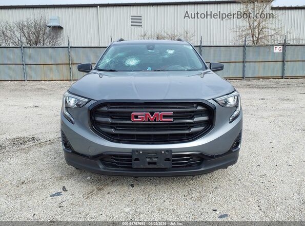 3GKALPEV0ML348600 2021 GMC TERRAIN Gray Widok zestawu wskaźników