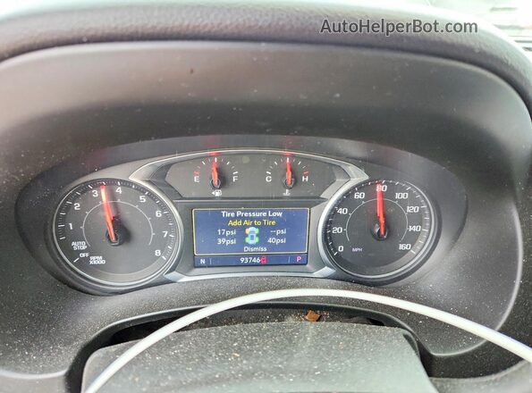 3GKALPEV3KL392197 2019 GMC TERRAIN Серый Вид щитка приборов