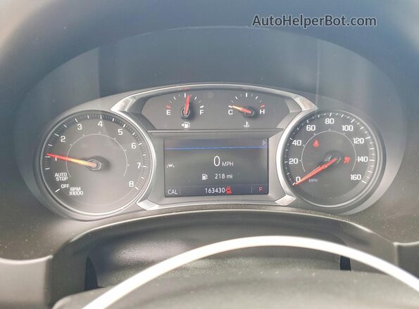 3GKALPEV5ML317066 2021 GMC TERRAIN White Вид щитка приладів