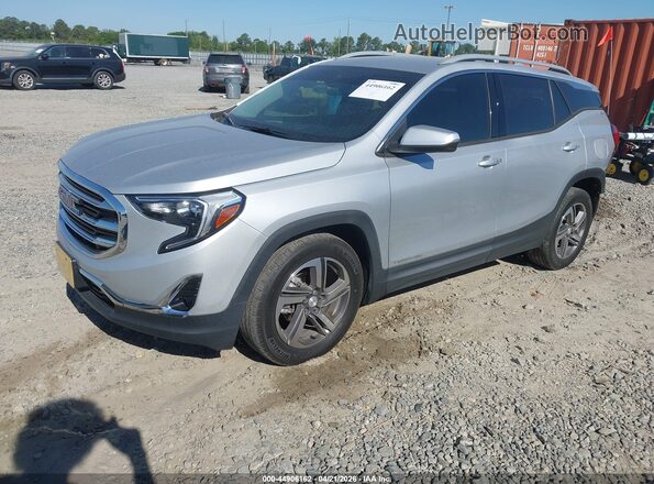 3GKALPEV6LL322582 2020 GMC TERRAIN Серебряный Передняя левая четверть