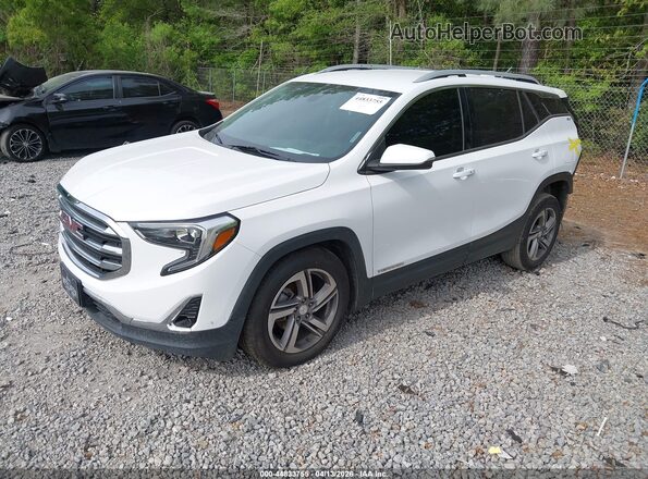 3GKALPEV8LL268895 2020 GMC TERRAIN Черный Передняя левая четверть