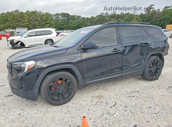 3GKALPEV9LL217048 2020 GMC TERRAIN Черный Передняя левая четверть