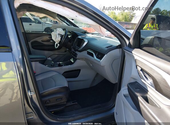 3GKALPEVXML355800 2021 GMC TERRAIN Gray Widok wnętrza z przodu