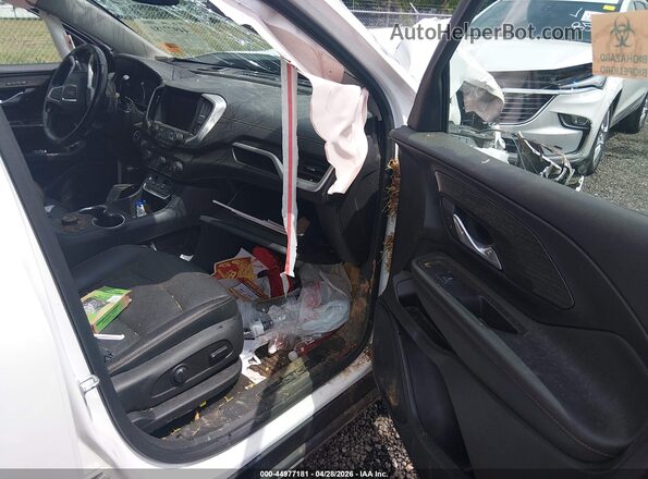 3GKALPEX0LL213763 2020 GMC TERRAIN White Вид салону спереду