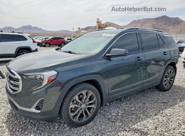 3GKALPEX9KL349825 2019 GMC TERRAIN Серый Передняя левая четверть