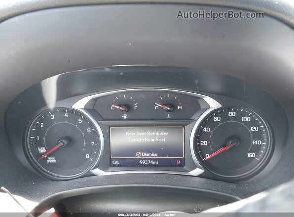 3GKALPEXXLL182487 2020 GMC TERRAIN Silver Вид задніх сидінь