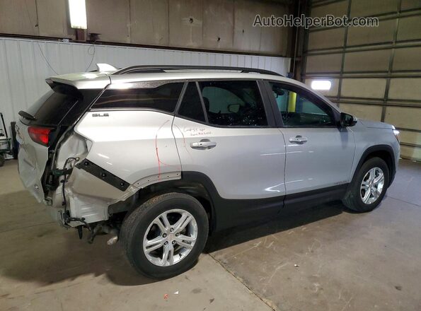 3GKALTEV2ML370770 2021 GMC TERRAIN Серебряный Задняя правая четверть