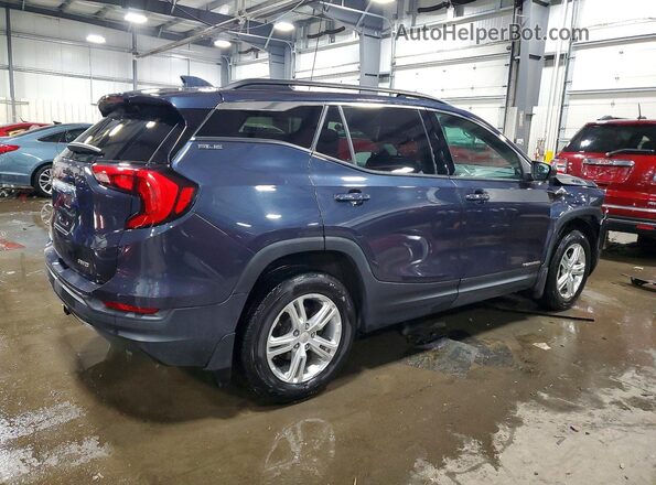 3GKALTEV4KL138510 2019 GMC TERRAIN Синий Задняя правая четверть