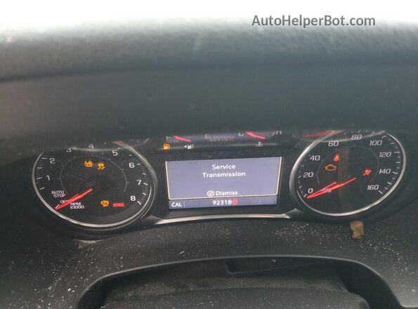 3GKALVEV2LL223116 2020 GMC TERRAIN Black Вид щитка приладів