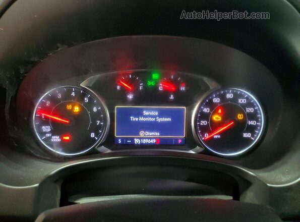 3GKALVEV4LL207306 2020 GMC 4000 White Вид щитка приладів