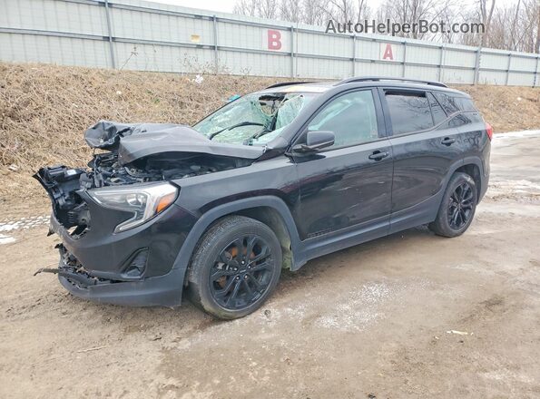 3GKALVEX0KL314370 2019 GMC TERRAIN Черный Передняя левая четверть
