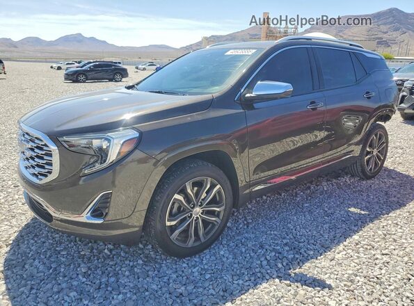 3GKALXEX6LL215436 2020 GMC TERRAIN Brown Передня ліва чверть