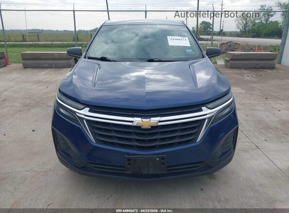 3GNAXHEV7NS209410 2022 CHEVROLET EQUINOX Синий Вид щитка приборов