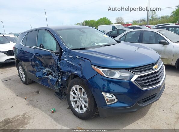 3GNAXJEV3LL335455 2020 CHEVROLET EQUINOX Синий Передняя правая четверть