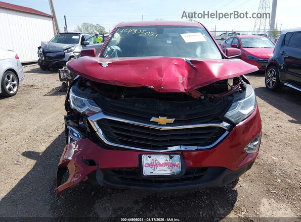 3GNAXJEVXJS565688 2018 CHEVROLET EQUINOX Красный Вид щитка приборов