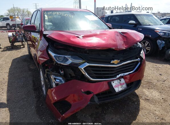 3GNAXJEVXJS565688 2018 CHEVROLET EQUINOX Красный Вид спереди