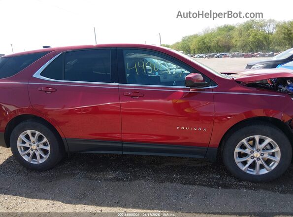 3GNAXJEVXJS565688 2018 CHEVROLET EQUINOX Красный Вид задней части салона