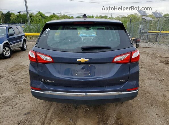 3GNAXREV0JS508060 2018 CHEVROLET EQUINOX Blue Հետևի տեսք