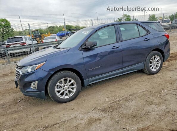 3GNAXREV0JS508060 2018 CHEVROLET EQUINOX Blue Առջևի ձախ երեք քառորդ տեսարան