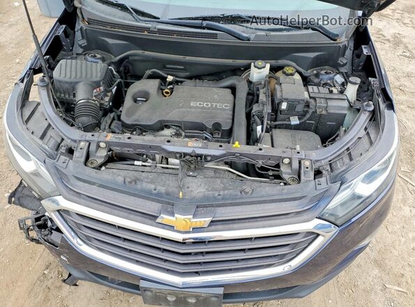 3GNAXREV0JS508060 2018 CHEVROLET EQUINOX Blue Շարժիչի բաժամունքի տեսք