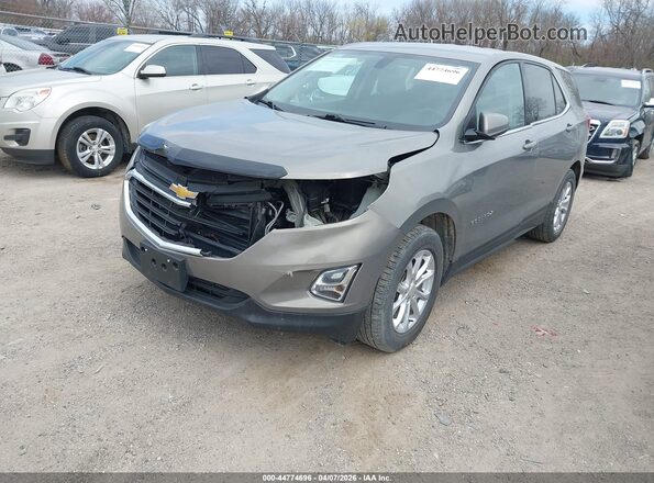 3GNAXSEV4JS609058 2018 CHEVROLET EQUINOX Серый Передняя левая четверть