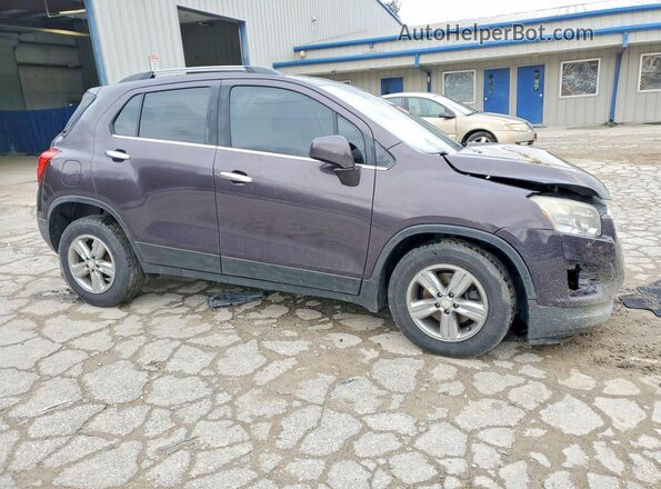 3GNCJLSB3GL117683 2016 CHEVROLET TRAX Gray Delantero derecho