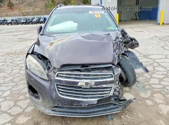 3GNCJLSB3GL117683 2016 CHEVROLET TRAX Gray Vista frontal