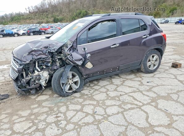 3GNCJLSB3GL117683 2016 CHEVROLET TRAX Gray Vista tres cuartos delantera izquierda