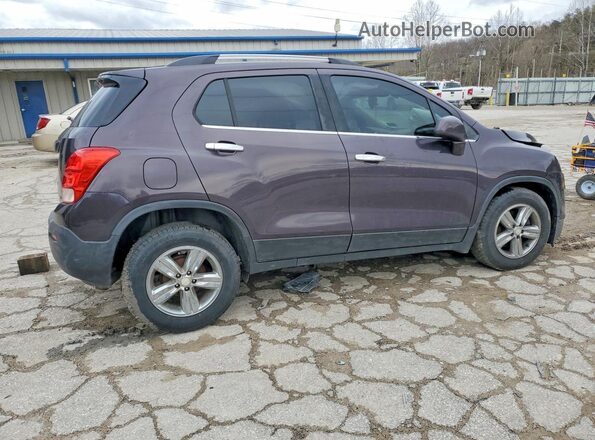 3GNCJLSB3GL117683 2016 CHEVROLET TRAX Gray Trasero derecho