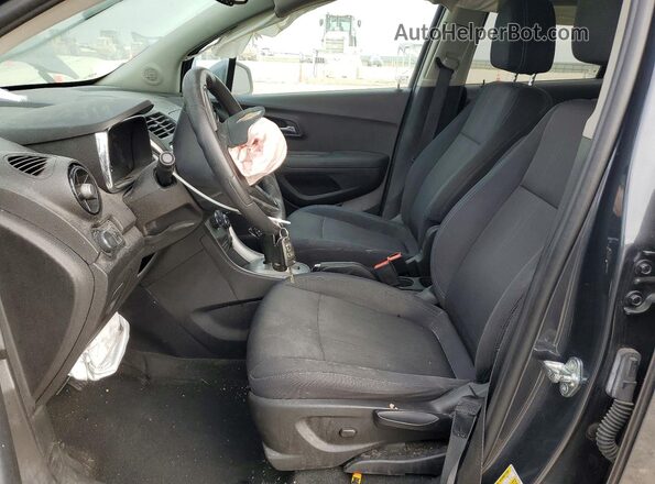 3GNCJLSB5GL218434 2016 CHEVROLET TRAX Gray Widok wnętrza z przodu