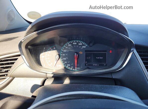 3GNCJPSB7LL203449 2020 CHEVROLET TRAX Серебряный Вид щитка приборов