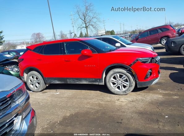 3GNKBCR45LS721736 2020 CHEVROLET BLAZER Red უკანა სალონის ხედი