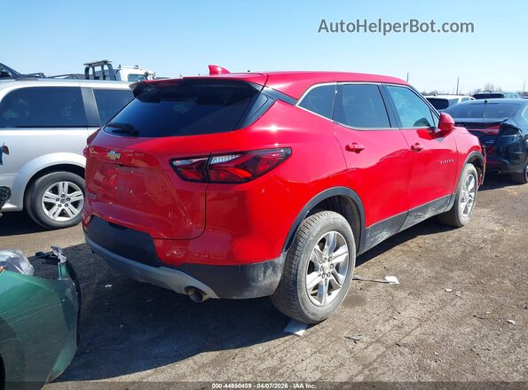 3GNKBCR45LS721736 2020 CHEVROLET BLAZER Red უკანა მარჯვენა