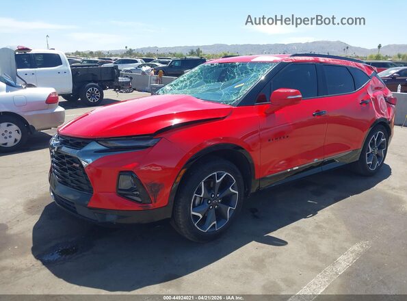 3GNKBERS6LS579097 2020 CHEVROLET BLAZER Красный Передняя левая четверть
