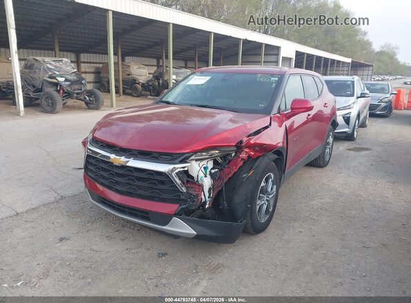 3GNKBHR42SS234733 2025 CHEVROLET BLAZER Красный Вид спереди