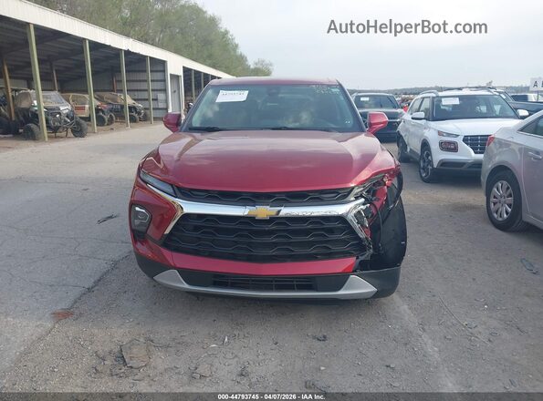 3GNKBHR42SS234733 2025 CHEVROLET BLAZER Красный Вид задней части салона